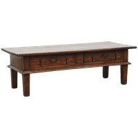Prachtige Grote Antieke Salontafel Met Originele Details En Een Mooi Patina