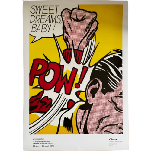 Roy Lichteinstein (1923-1997), Sweet Baby, 1965 Exibit Poster