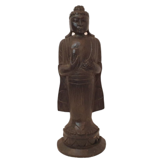 Boeddha Beeld Van Hout 1
