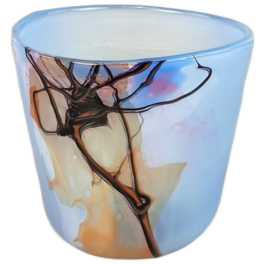 Kunstglas Vaas Raymond 1
