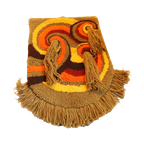 Vintage Wollen Wandkleed In Retro Kleuren, Jaren '60/'70 thumbnail 1