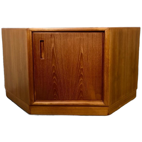 Vintage Dyrlund Teaken Hoekkast /Kast 1