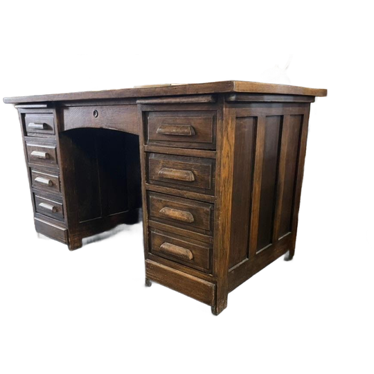 Vintage Houten Bureau 1