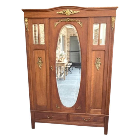 Prachtige Jugendstil Kledingkast 1