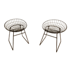 Set Of 2 Pastoe Wire Stools thumbnail 1