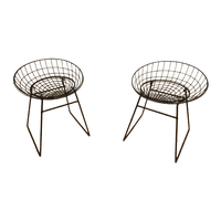 Set Of 2 Pastoe Wire Stools