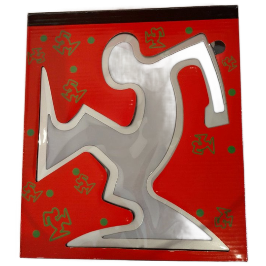 Keith Haring La Linea Lamp Osvaldo Cavandoli Zilver (Nieuw In Originele Verpakking) 1