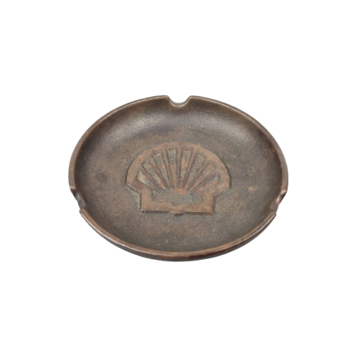 Bronzen Shell Asbak