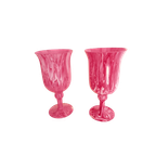 Nieuw: Barbie Roze Mondgeblazen Zomerbloemen Italy Murano Art Di Marco Kelk Vazen thumbnail 1