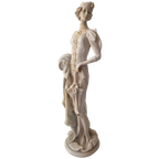 Vintage M.p Capodimonte Sculpture Woman Figure With Umbrella thumbnail 1