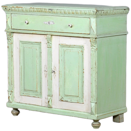 Antiek Grenen Dressoir, Circa 1910 1