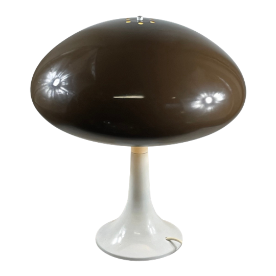 Eglo Leuchten - Mushroom Lamp (xxl) - White Base And Brown Shade 1