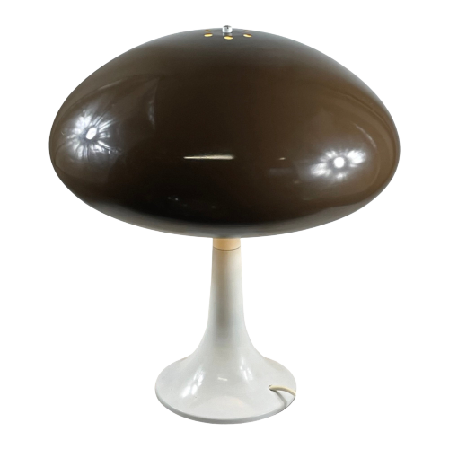 Eglo Leuchten - Mushroom Lamp (Xxl) - White Base And Brown Shade