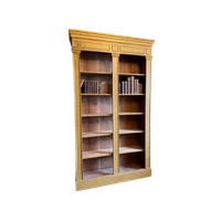 19e Eeuwse Hoge Boekenkast Bibliotheekkast Museumkast Frans 220 Cm.