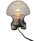 Süssmuth Leuchten - Mushroom Lamp - 'smoked' Glas - Germany - 1970's thumbnail 1