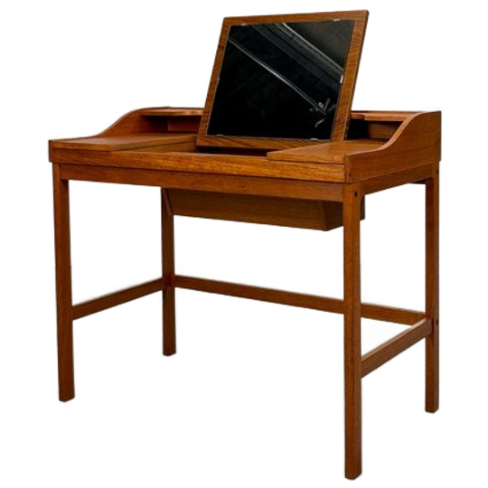 Mid-century Teakhouten Kaptafel In Deens Design 1