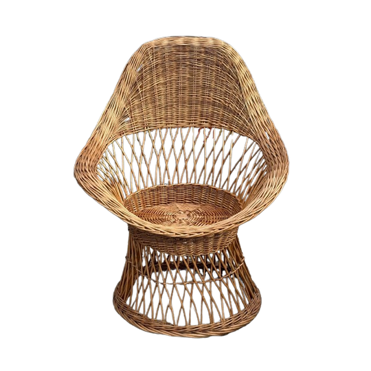 Seventies Rotan Mid Century Chair 1