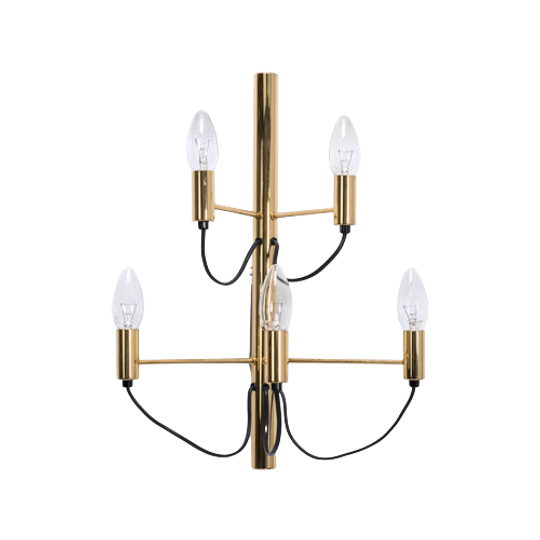 Messing Wandlampen Met Vijf Lichtpunten 58141 1