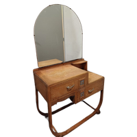 Vintage Kaptafel - Toilettafel - Spiegelkast