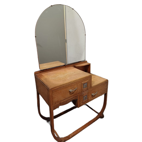 Vintage Kaptafel - Toilettafel - Spiegelkast 1
