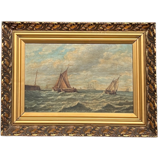 Schilderij "zeegezicht" 1