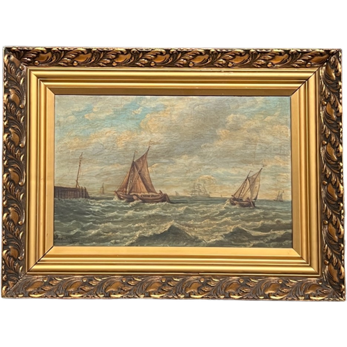 Schilderij "Zeegezicht"