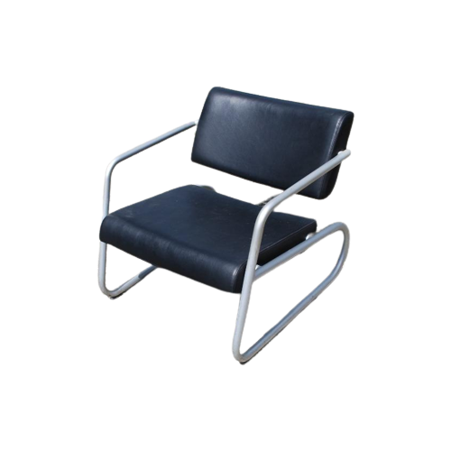 Base-X Lederen Design Fauteuil