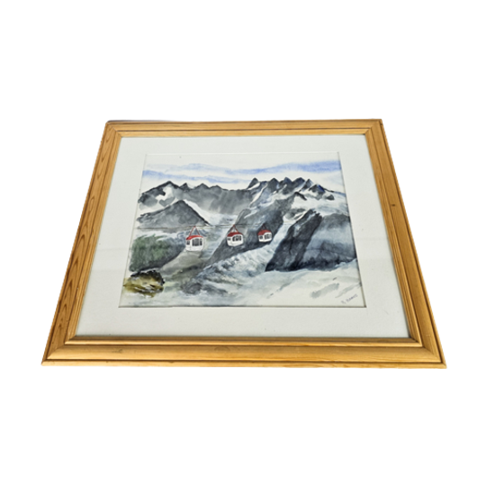 Flip Hamers (1909-1995) - Aquarel - Landschap - 3e Kwart 20e Eeuw 1