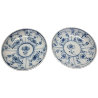 Porseleinen Bordjes Van De Fabriek Bremer & Liebmann