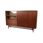 Vintage Teak Fineer Highboard 69253 thumbnail 1