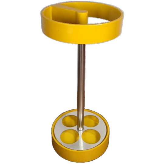 Space Age Design Paraplubak Plastic Geel Vintage Paraplu Standaard 1
