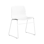 Hay About A Chair Aac08 Stoel - Black Steel - White Tweedekans thumbnail 1