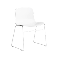 HAY About A Chair Aac08 Stoel - White Steel - White Tweedekans