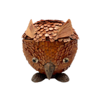Vintage Mandje Uil Bamboe thumbnail 1