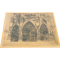Willem Van Leusden - Utrecht 1886 - 1974 Maarssen - De Dom Utrecht - Ets - Oplage 20 Van 100