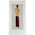 Kasimir Malevich (1878-1935), The Girl, Figure On White, Printed In Belgium thumbnail 1
