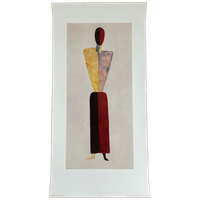 Kasimir Malevich (1878-1935), The Girl, Figure On White, Printed In Belgium