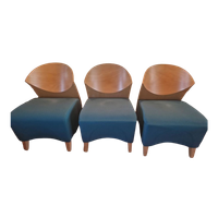 3x Fauteuil "rav" Noors Design, Fora Form
