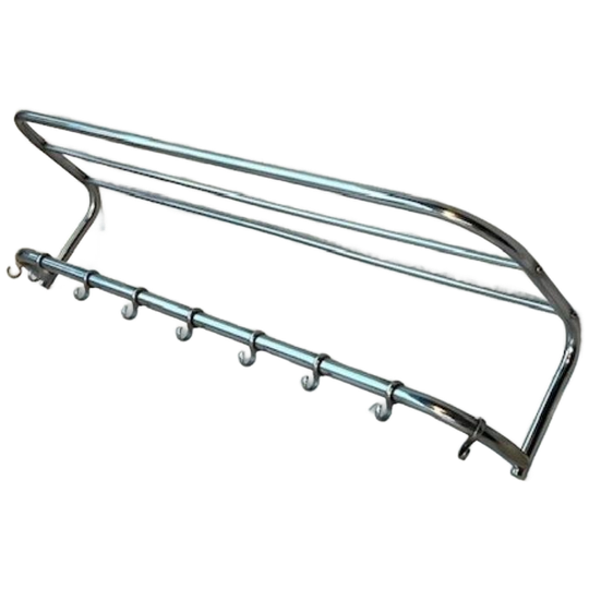 Vintage Kapstok Retro Wandkapstok Jaren 60 Design Chroom 1