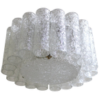 Vintage Doria Plafondlamp - Iceglass, Jaren '70 thumbnail 1