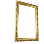 Antieke Grenenhouten Barok Stijl Lijst Schilderij Bladgoud 101cm thumbnail 1