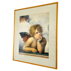 Barok Engel Schilderij Xl Professioneel Ingelijst thumbnail 1