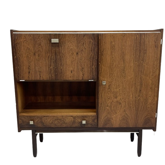 Vintage Bar Highboard Midcentury Gnb België J`60 Kast 1