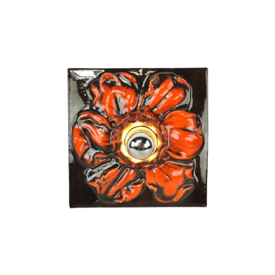 Keramiek Wandlamp Bloem 1