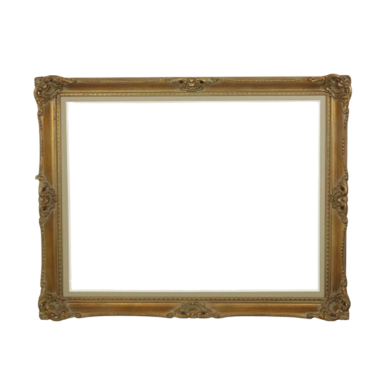 Goudkleurige Barok Stijl Lijst Klassiek Houten Kader 73x63cm 1