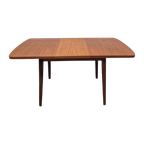 Vintage Eettafel Uittrekbare Tafel Teakhouten Tafel Jaren 60 thumbnail 1