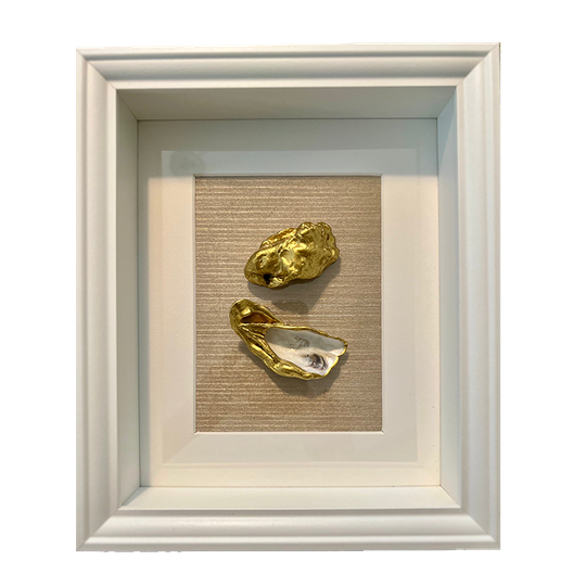 Gouden Oesters In Witte Lijst 1