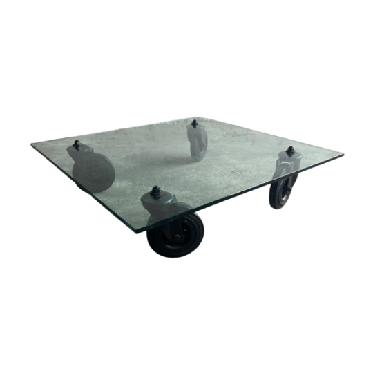 Coffee Table By Gae Aulenti For Fontana Arte, 1980s 1