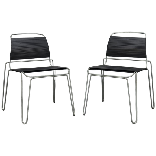 Pair Of “rubber Band” Chairs By Tom Dixon, Uk, 2005 1