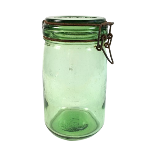 Groene Weckpot Vintage 1